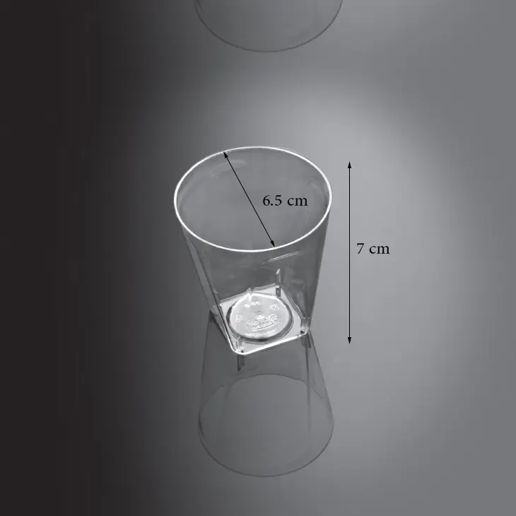 تصویر  لیوان یکبارمصرف کوشا مدل لوکس 100 سی سی بسته 12  عددی
