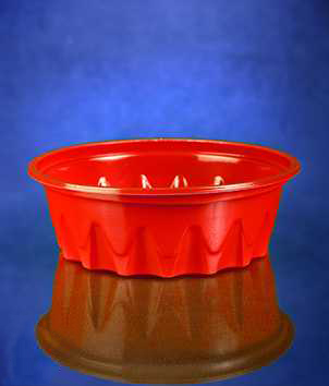 تصویر  ظرف خورشت خوری یکبارمصرف عسل پلاست مدل کنگره بسته 500 عددی